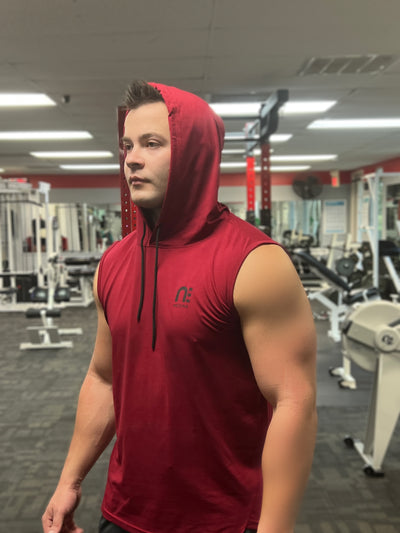 MEN'S SLEEVELESS HOODIE