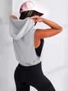 WOMEN'S SLEEVELESS HOODIE