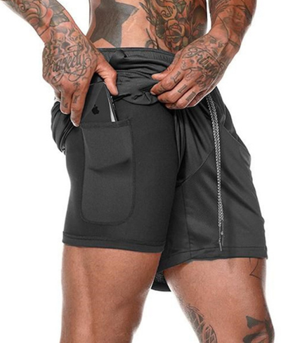 MENS 2 in 1 SPORTS SHORT